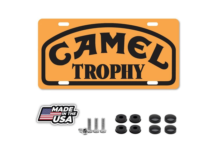 Camel Trophy License Plate