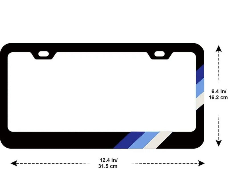 1 For Toyota TRD RAV4 Accessory Tri Color Car SUV License PlateFrame Cover