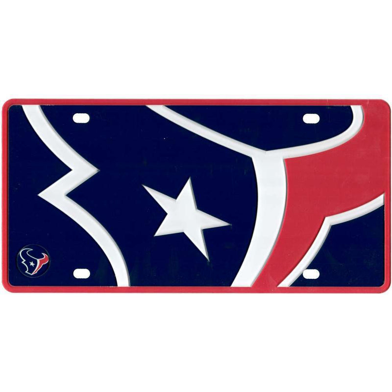 NFL Houston Texans Full Color Mega Inlay License Plate