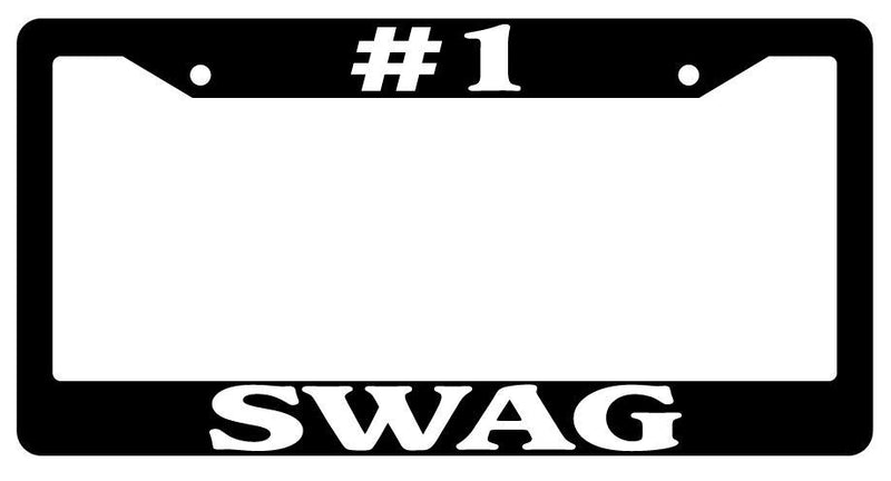 Black License Plate Frame 