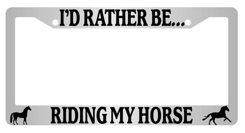 Chrome License Plate Frame I&