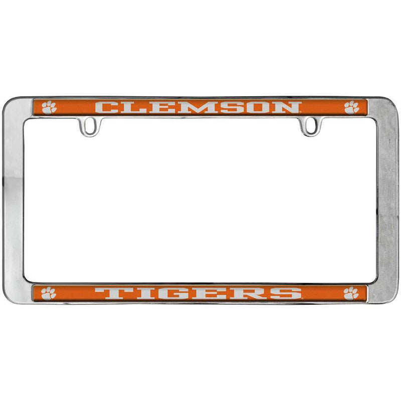 NCAA Clemson Tigers Thin Metal License Plate Frame