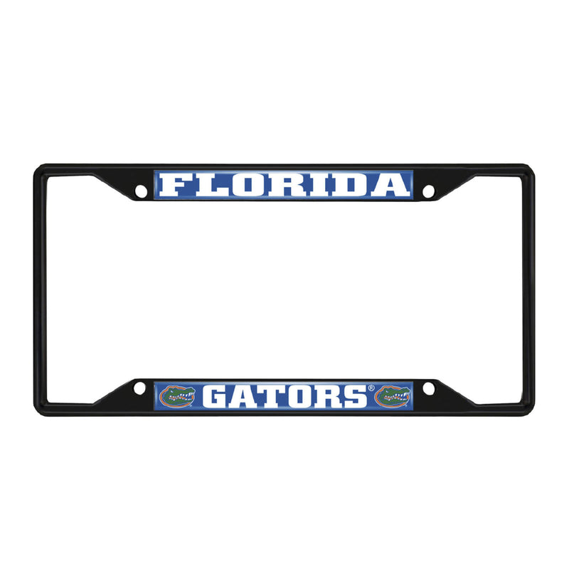 NCAA Florida Gators Black Metal License Plate Frame