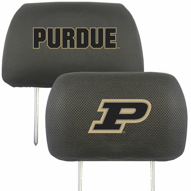 NCAA Purdue Boilermakers 2-Piece Embroidered Headrest Cover