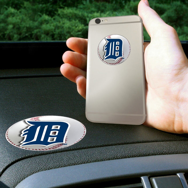 MLB Detroit Tigers Get a Grip Cell Phone Grip Thick Polymer Stickers