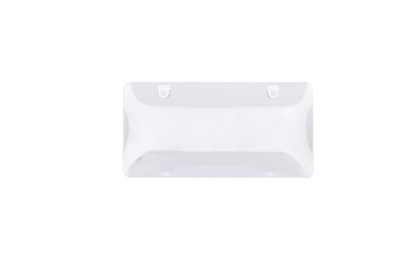 Universal Unbreakable License Plate Bubble Covers Two Holes Patented Design