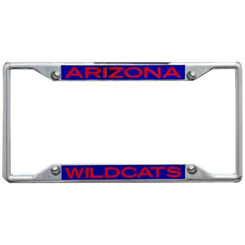 NCAA Arizona Wildcats Metal Inlaid Acrylic License Plate Frame