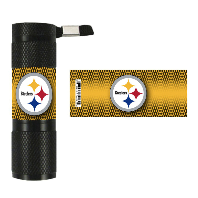 NFL Pittsburgh Steelers LED Flashlight 1.1"x.3"x3.4"