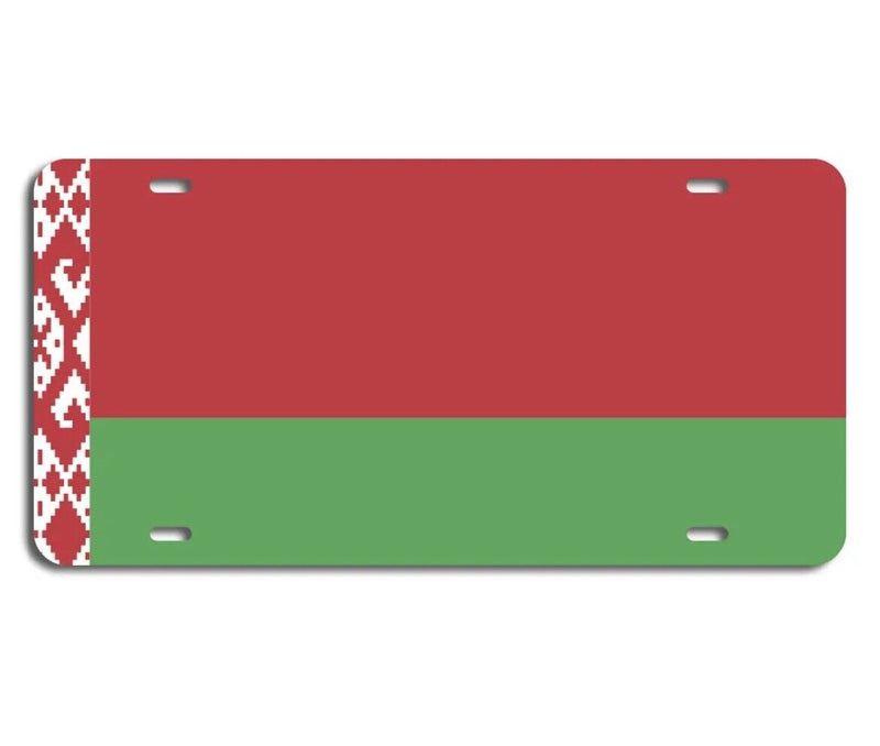 Belarus Flag Vanity License Plate Car Truck Accessory Eastern European