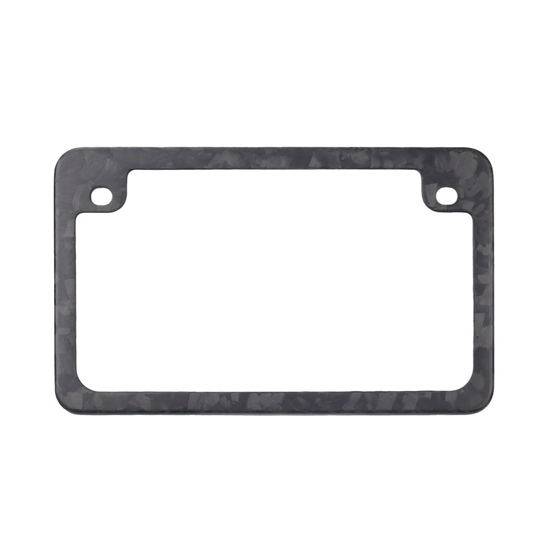 Forged Matte Carbon Fiber Motorcycle License Plate Frame