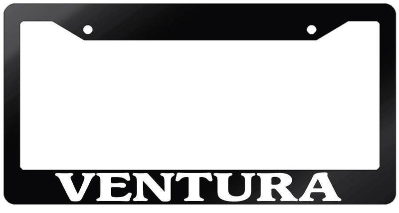 Glossy Black License Plate Frame VENTURA Auto Accessory  Mod-GRAPH9856236-6952