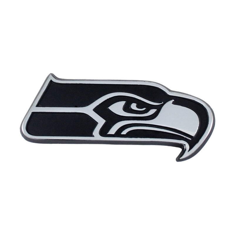 NFL Seattle Seahawks Diecast 3D Chrome Emblem Car Truck RV