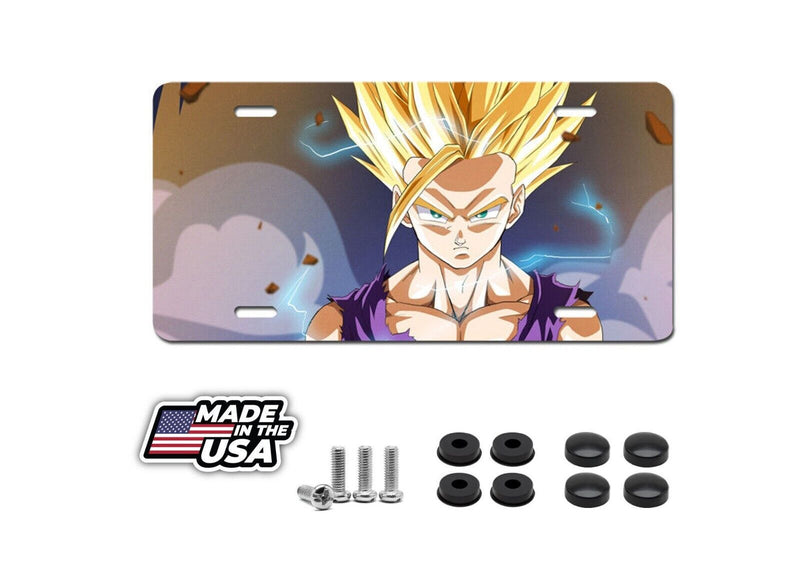 Gohan Dragon Ball Super Anime Popular License Plate Auto Truck Car Tag Gift