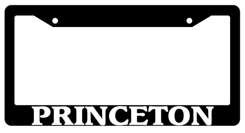 Black License Plate Frame New City State Princeton Auto Accessory 2542  Mod-GRAPH9856236-1412