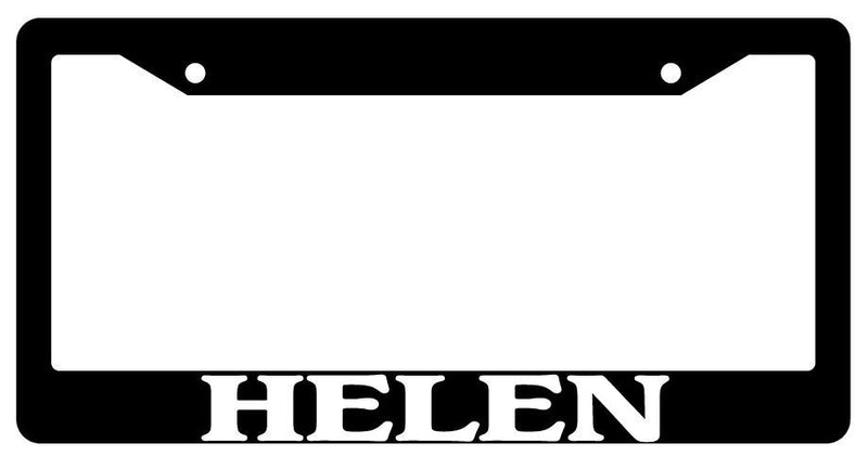 Black License Plate Frame New City State Helen Auto Accessory 1447  Mod-GRAPH9856236-1431