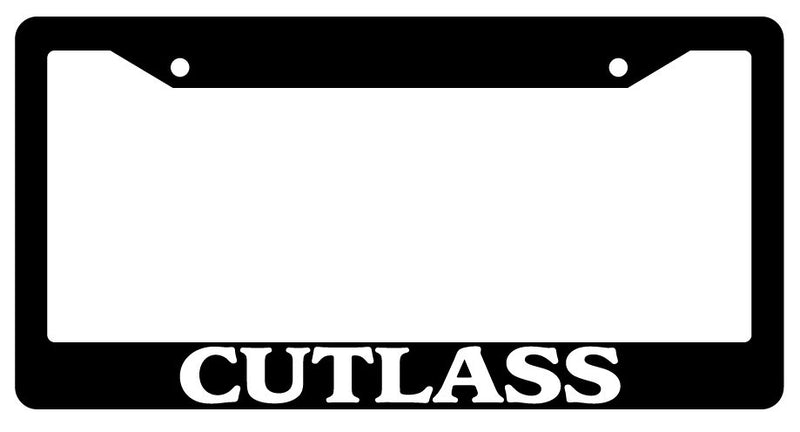 Black License Plate Frame Cutlass Auto Accessory Novelty 1968  Mod-GRAPH9856236-273