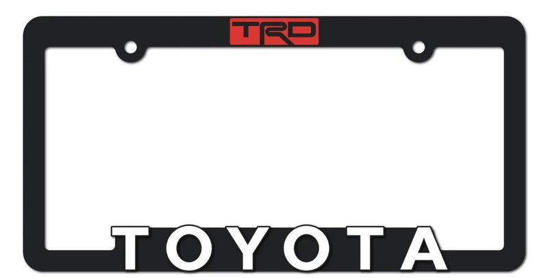 Fits Toyota-TRD-Custom-License-Plate-Frame-TRD-Offroad-Tacoma-FJ-Cruiser-4x4