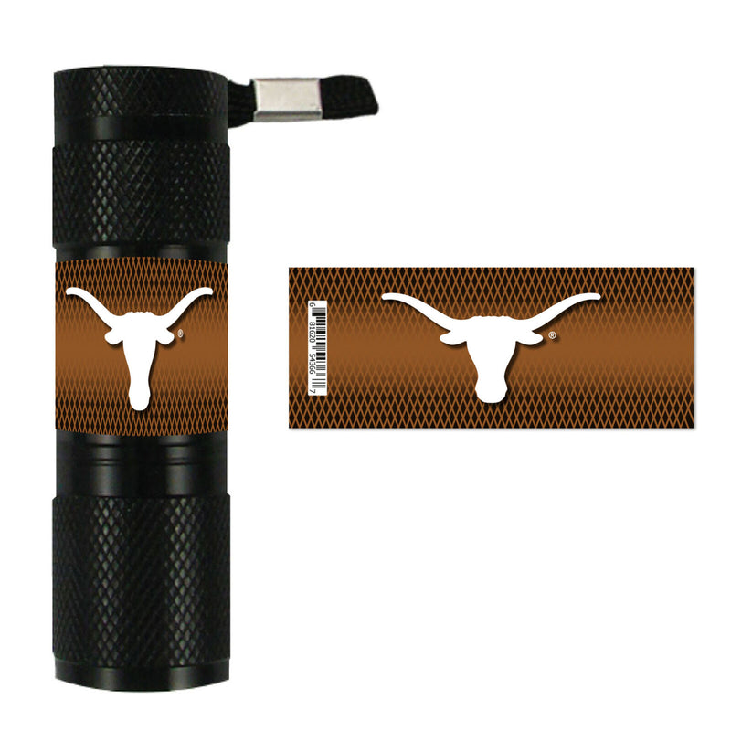 NCAA Texas Longhorns LED Flashlight 1.1"x.3"x3.4"