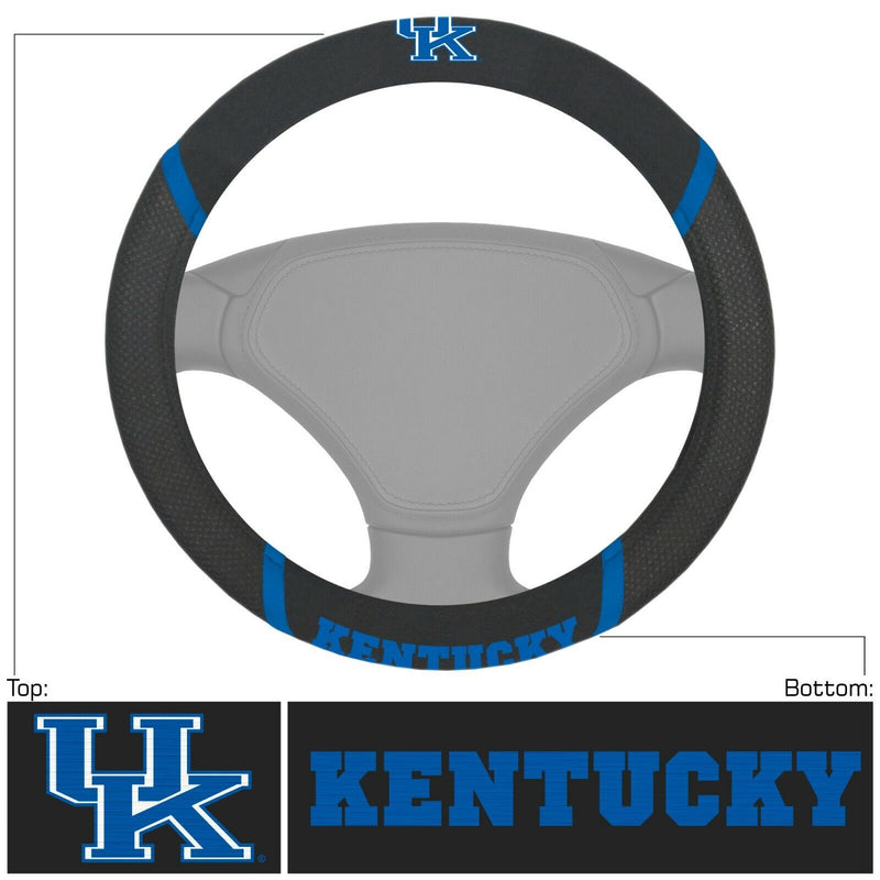 NCAA Kentucky Wildcats Embroidered Steering Wheel Cover