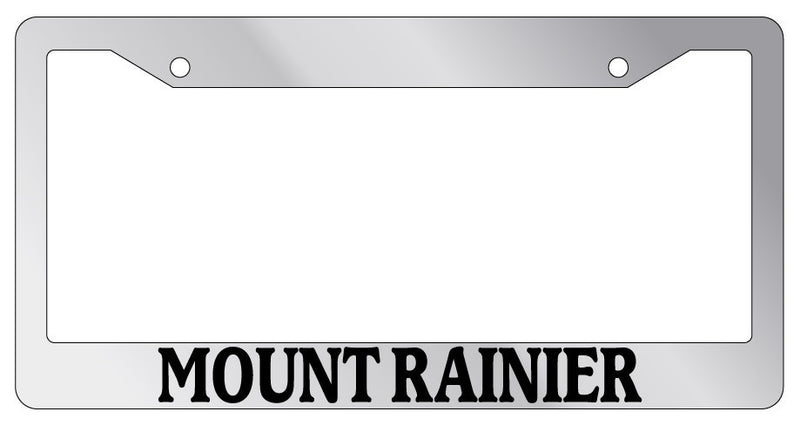 Chrome License Plate Frame Mount Rainier Auto Accessory Novelty 2388  Mod-GRAPH9856236-4505