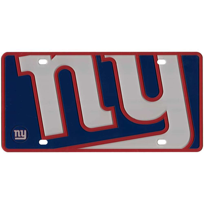 New York Giants Full Color Mega Inlay License Plate