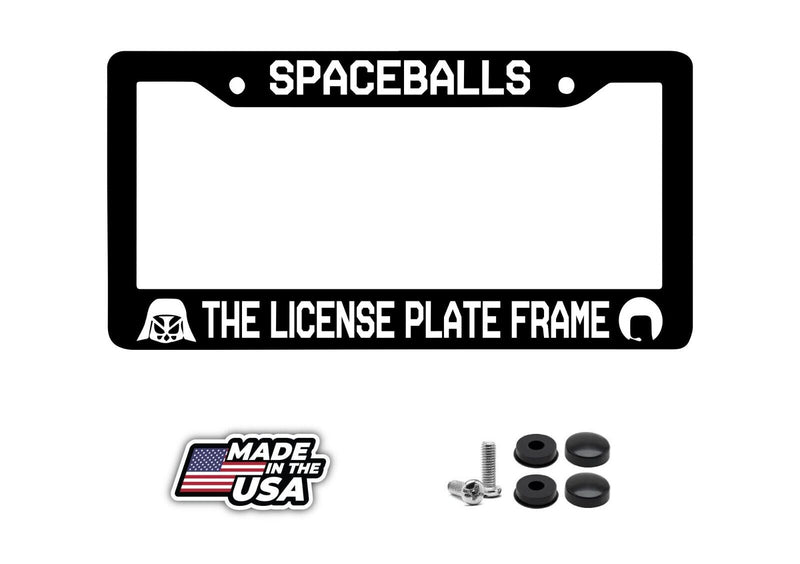 Spaceballs The License Plate Frame Black License Plate Frame