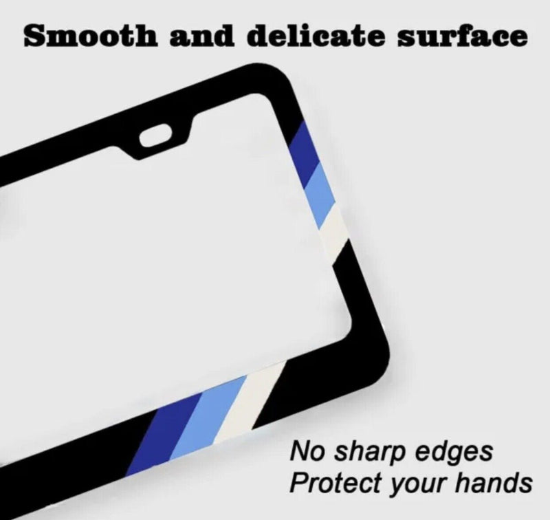 1 For Toyota TRD RAV4 Accessory Tri Color Car SUV License PlateFrame Cover
