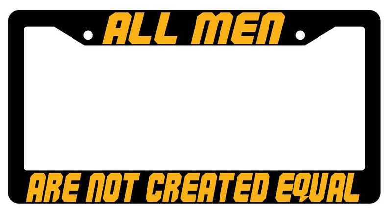 All Men Are Not Created Equal Black Plastic License Plate Frame My Hero Academia  Mod-GRAPH9856236-2862
