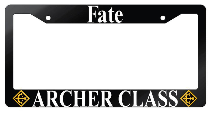 Fate Archer Class Glossy Black Plastic License Frame Anime  Mod-GRAPH9856236-7412