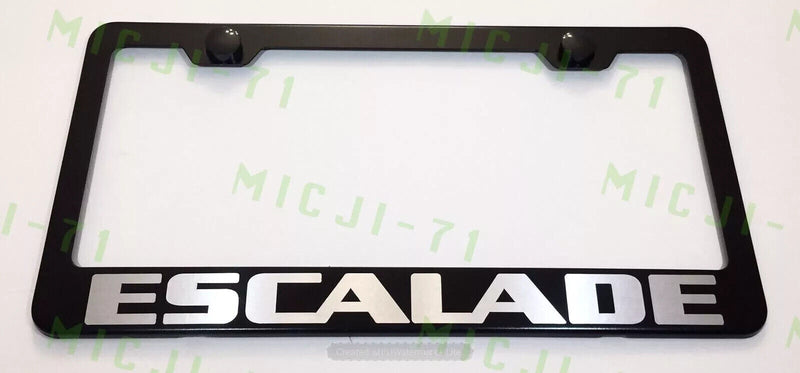 Escalade Stainless Steel License Plate Frame Holder Rust Free