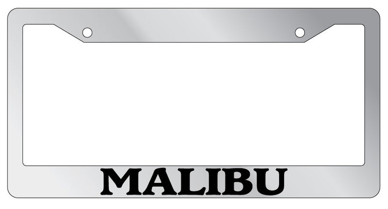 Chrome License Plate Frame Malibu Auto Accessory Novelty 1581  Mod-GRAPH9856236-4276