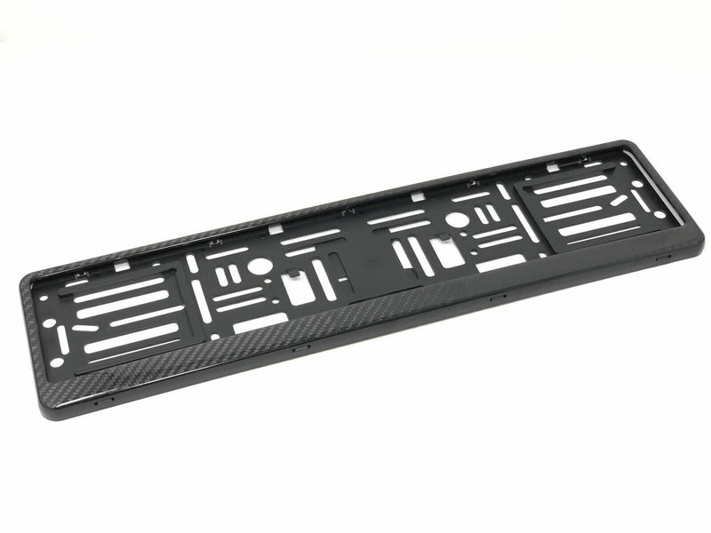 Carbon Fiber European License Plate Frame