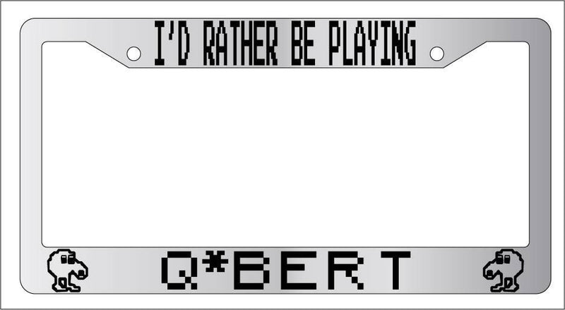 Chrome License Plate Frame I&