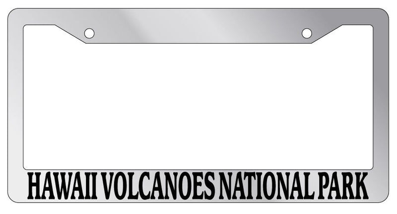 Chrome License Plate Frame Hawaii Volcanoes National Park Auto Accessory 1346  Mod-GRAPH9856236-4498