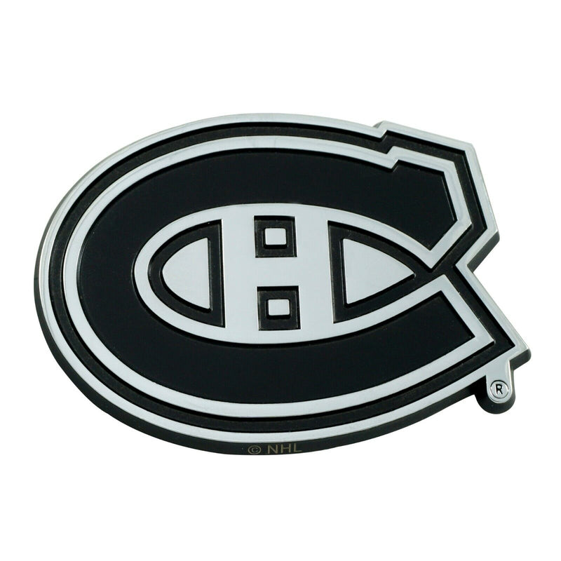 NHL Montreal Canadiens Diecast 3D Chrome Emblem Car Truck RV