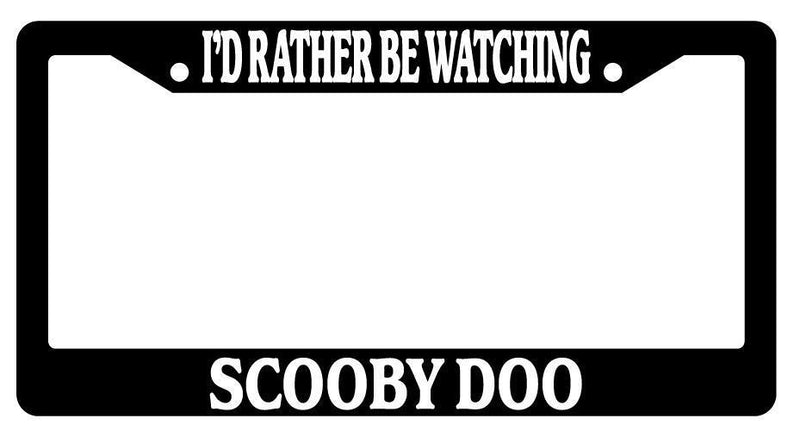 Black License Plate Frame I&