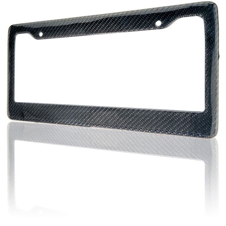 JDM 1pc Carbon fiber License Plate Frame Cover US stander size Style 