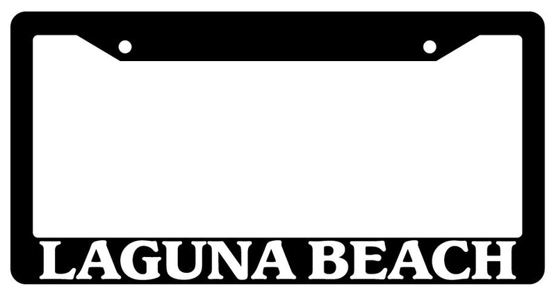 Black License Plate Frame Laguna Beach City State Auto Accessory 1512  Mod-GRAPH9856236-3882