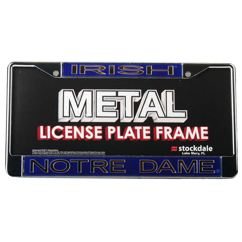 NCAA Notre Dame Fighting Irish Metal Inlaid Acrylic License Plate Frame