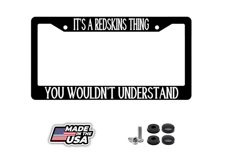 Black License Plate Frame IT&