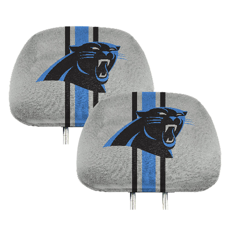 NFL Carolina Panthers New 2-Piece Printed Headrest Covers