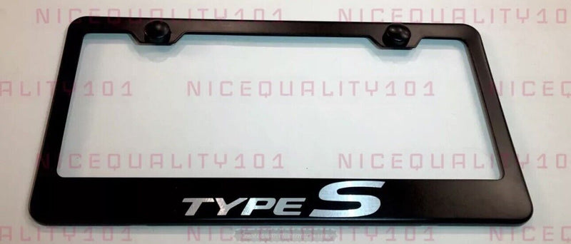 Type S Stainless Steel Finished License Plate Frame Holder Rust Free v2