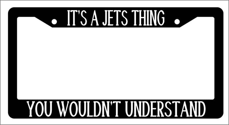Black License Plate Frame IT&