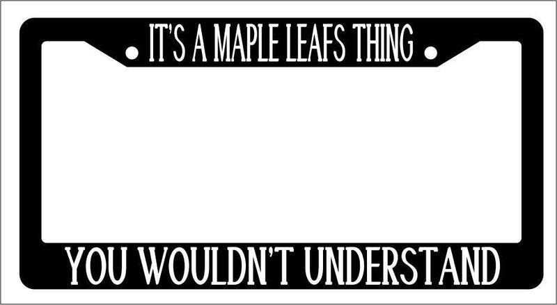 Black License Plate Frame IT&