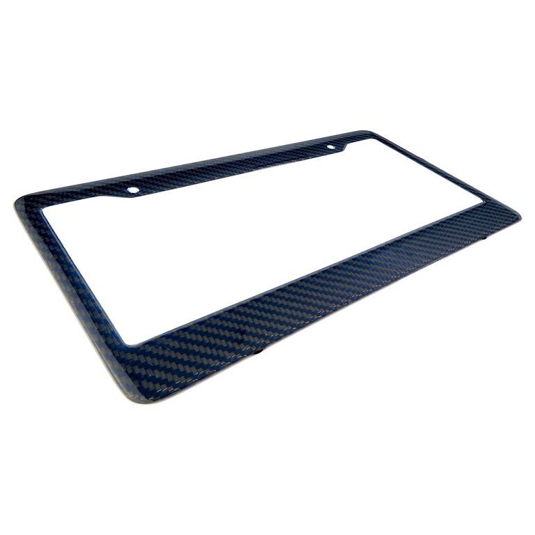 JDM 1pc Carbon fiber License Plate Frame Cover US stander size Style 