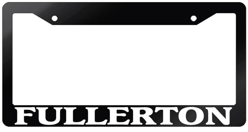 Glossy Black License Plate Frame FULLERTON Auto Accessory 1301  Mod-GRAPH9856236-6936
