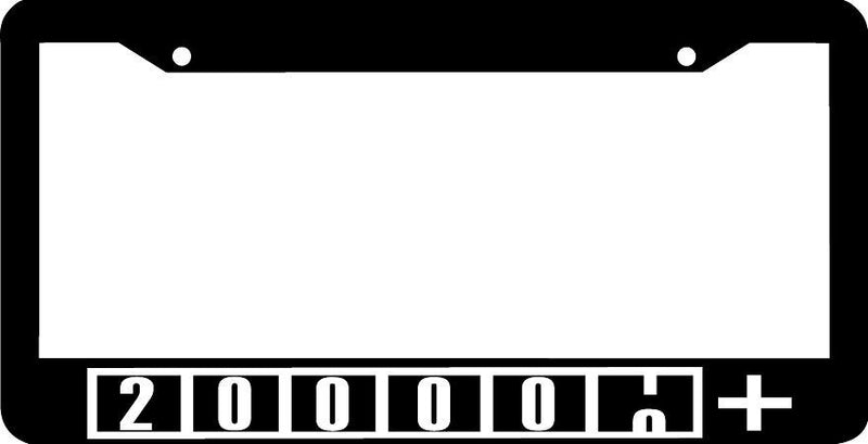 200,000 + plus mileage odometer jdm License Plate Frame