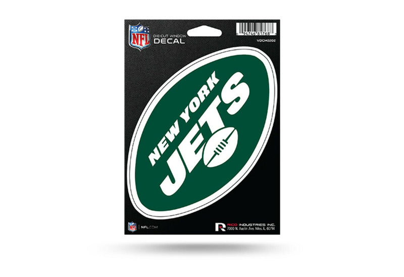RICO NFL New York Jets Diecut Vinyl Decal Sticker 5"x 6"