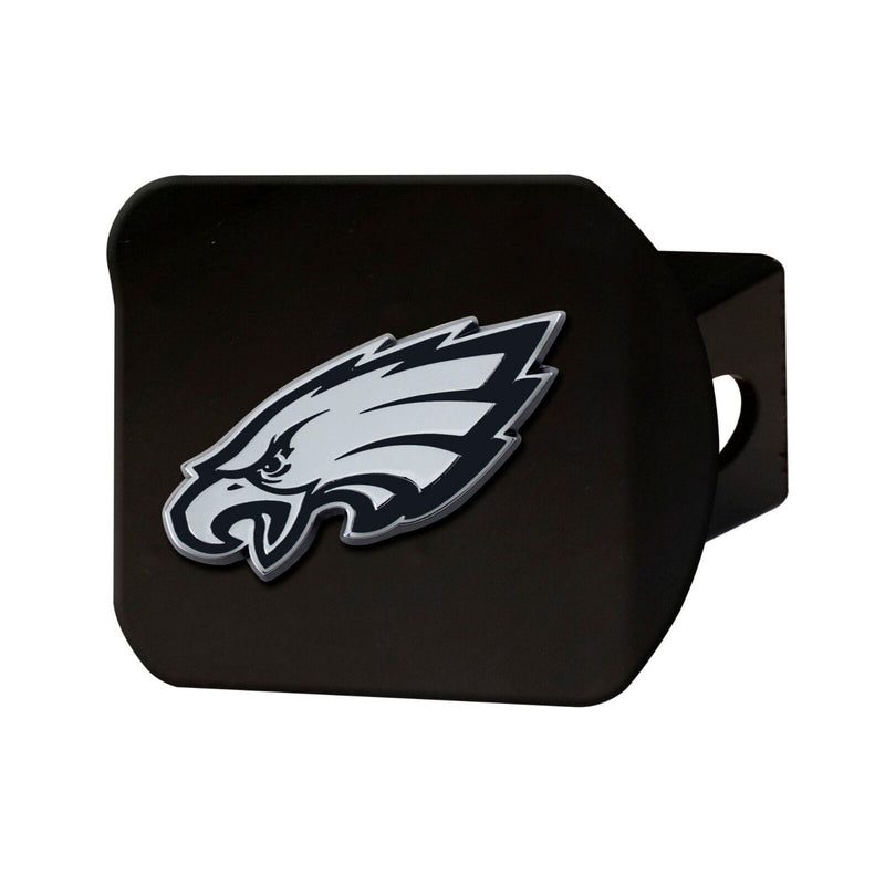 NFL Philadelphia Eagles 3D Chrome on Black Metal Hitch Cover