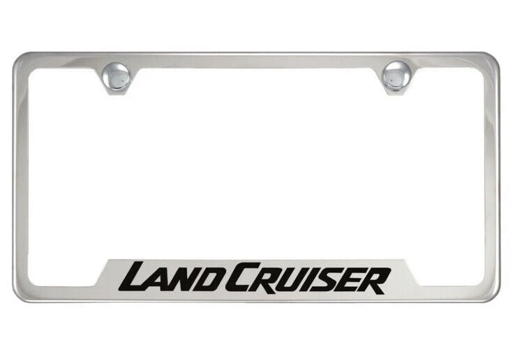 Chrome License Plate Frame For Land Cruiser